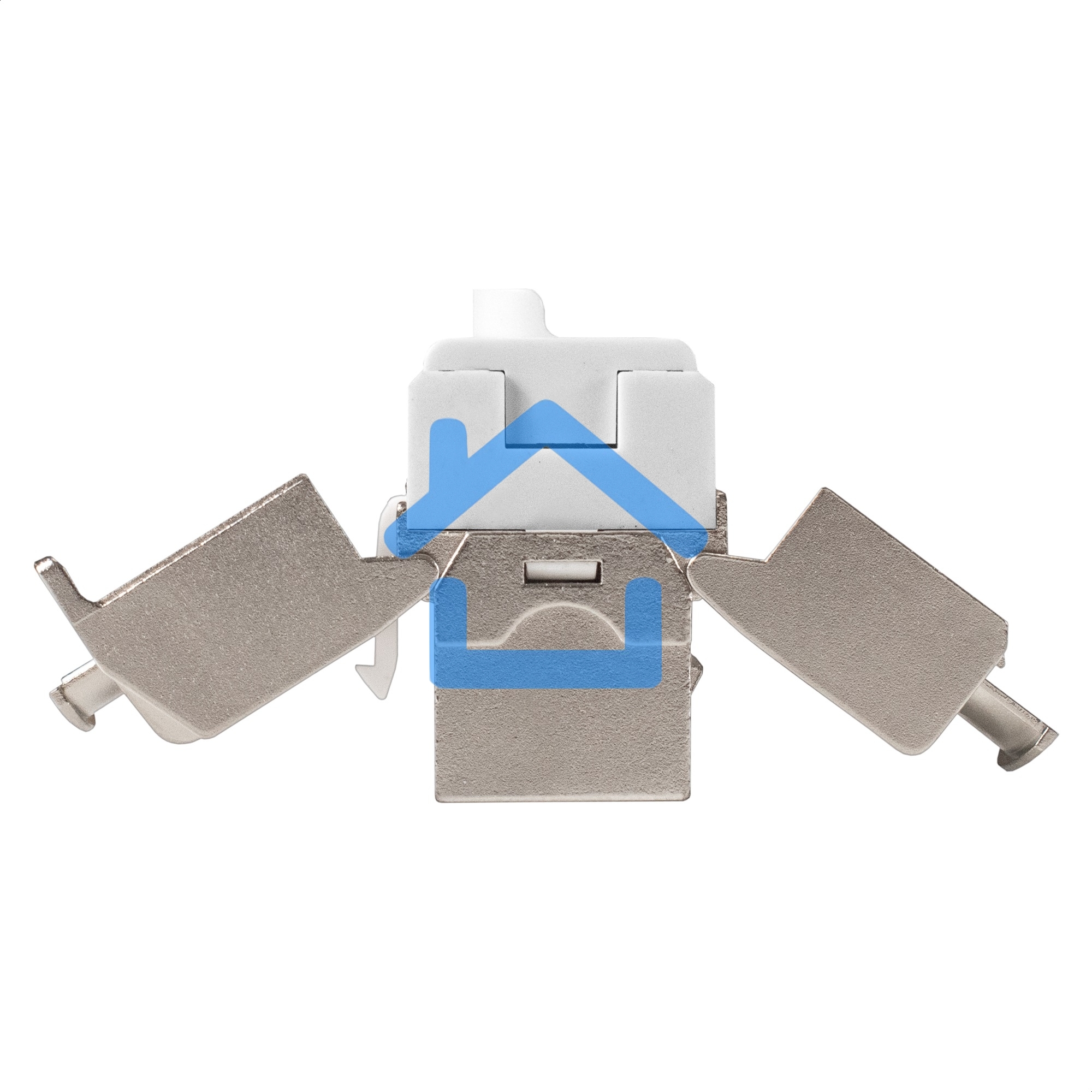 Модуль-вставка Keystone Jack RJ-45 ExeGate KJ-8P8C-SH-C5e-180-TL (Кат.5e, экранированная, 180 градусов, IDC Toolless (без инструмента))