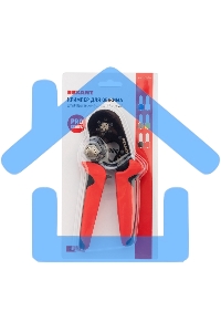 Кримпер HT 10-6 для обжима штыревых наконечников 0.08-10.0 мм  с регулятором прижимного усилия 12-3210-1 Rexant