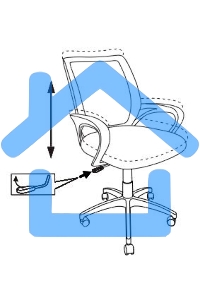 Кресло компьютерное Бюрократ CH-695NLT темно-серый TW-04 сиденье черный TW-11, сетка/ткань, крестовина пластик