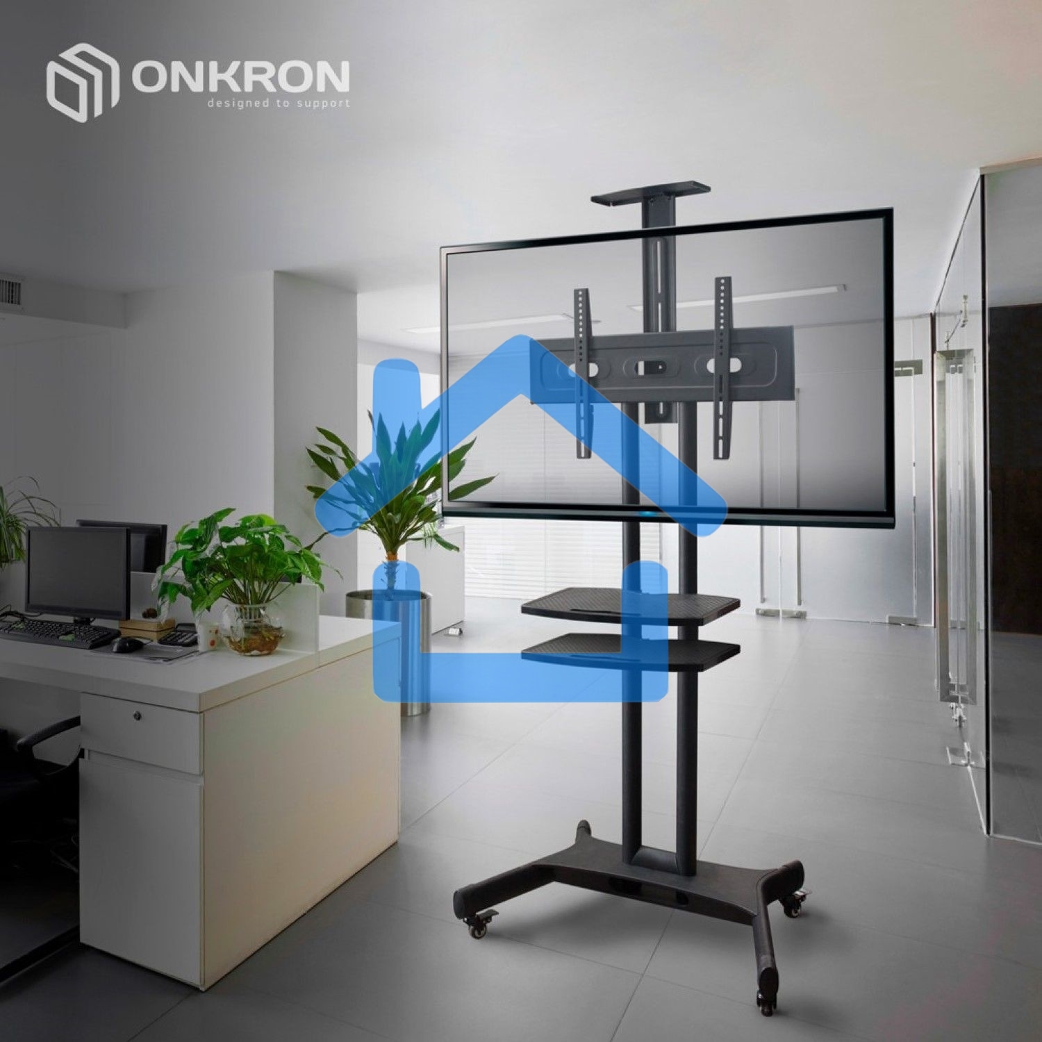 Стойка для телевизора с кронштейном ONKRON TS1552 40