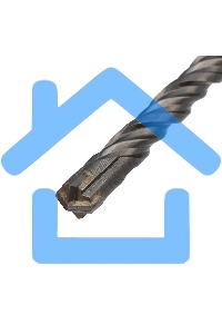 Бур по бетону Rexant 12х260 мм крестовая пластина SDS PLUS