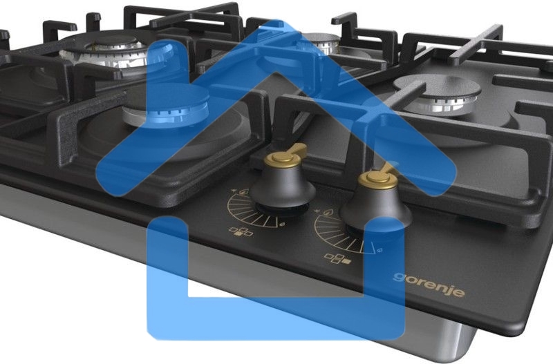 Газовая варочная панель Gorenje GW6D42CLB черный