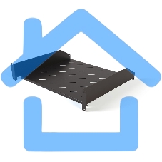 Полка Hyperline TAL3-2U-400-RAL9005 угловая с перфорацией 19