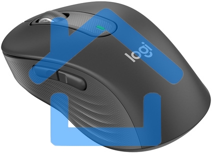 Мышь беспроводная Logitech Signature M650 графитовый, 4000 dpi, радиоканал, Bluetooth, USB, кнопки - 5