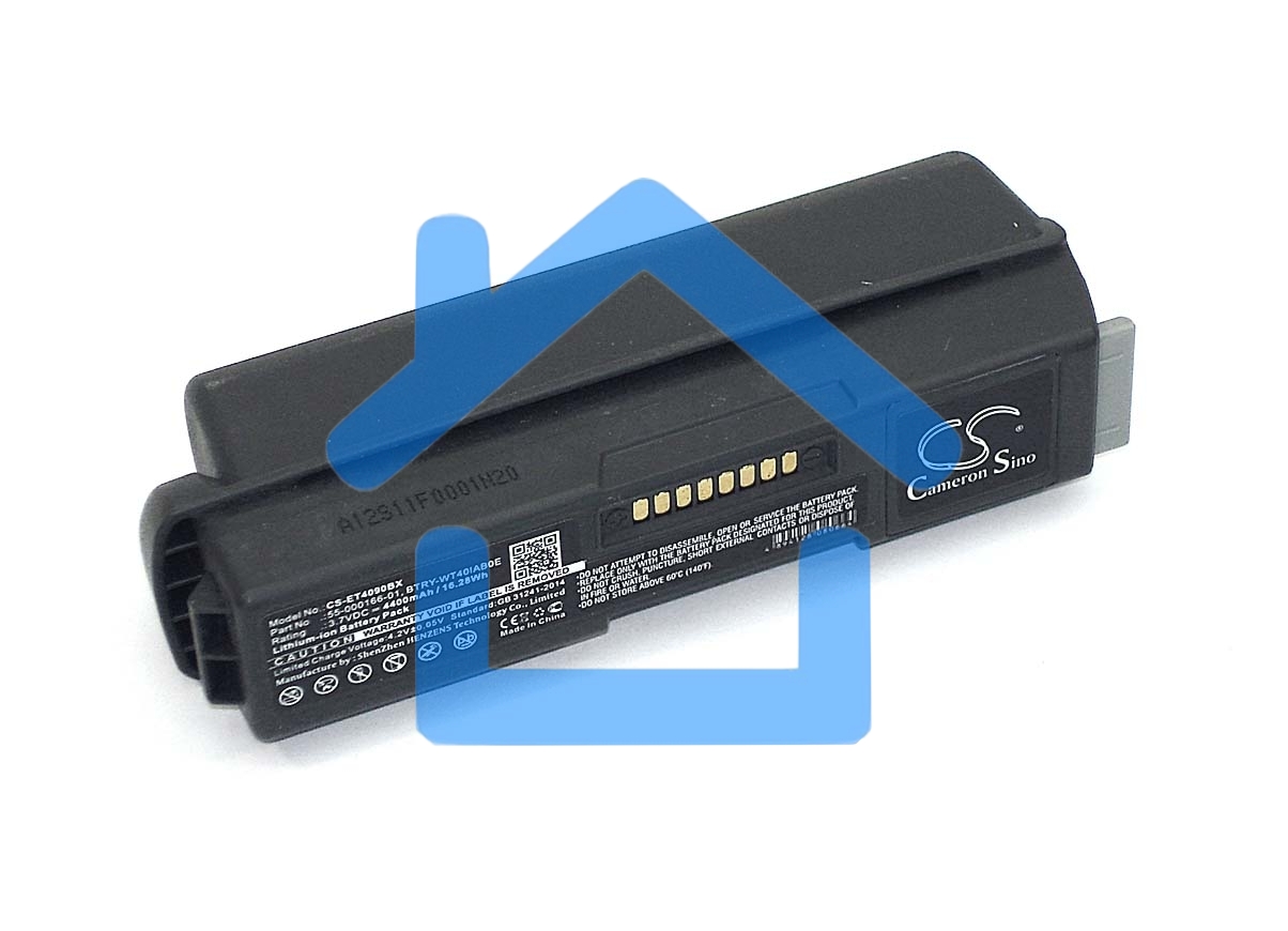 Аккумуляторная батарея CameronSino CS-ET4090BX для терминала сбора данных Symbol WT4000 3,7V 4400mAh