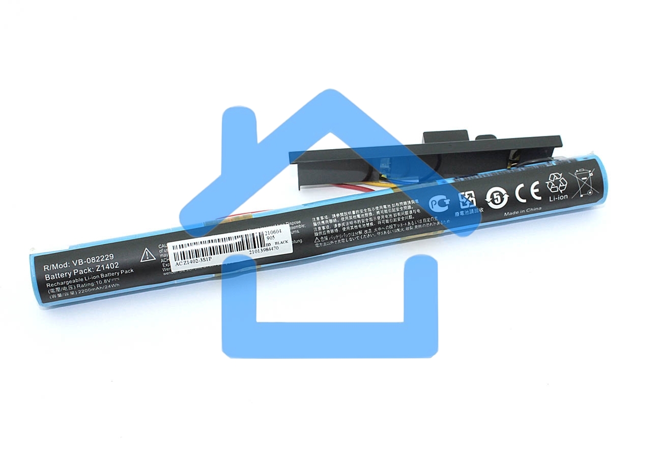 Аккумуляторная батарея для ноутбука Acer Aspire One 14 Z1402 10.8V 2200mAh OEM