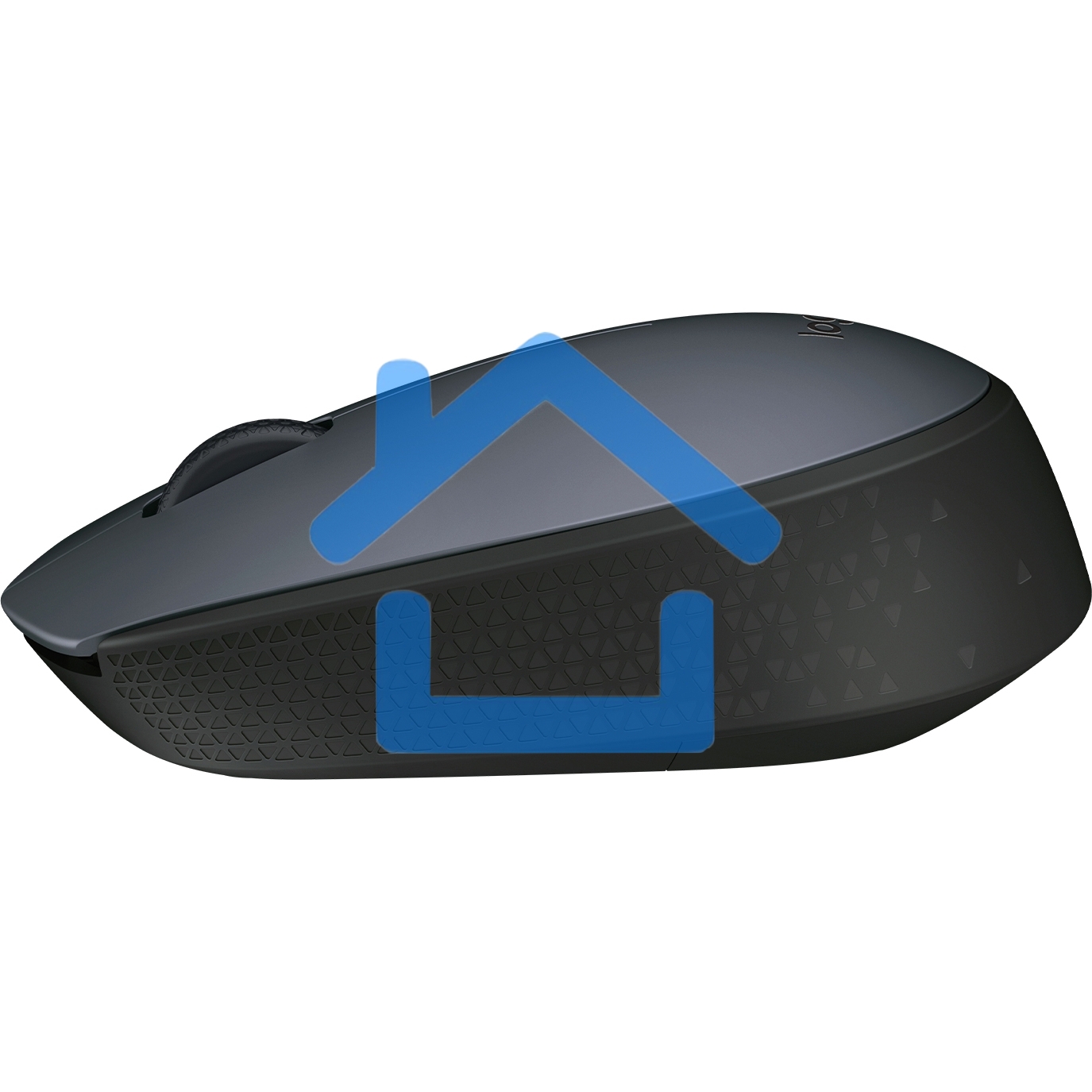 Мышь беспроводная Logitech M170 черный/темно-серый, 1000 dpi, радиоканал, USB, кнопки - 3