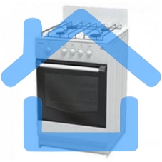 Плита газовая Darina S4 GM 441 101 белый, конфорок 4 шт, духовка 50 л, 50 см x 85 см x 51 см