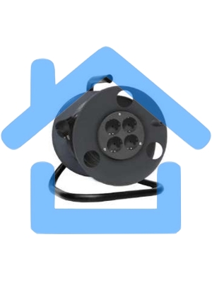 Удлинитель на катушке 4х40м с заземл. 10А IP20 2.2кВт Союз 481S-3404