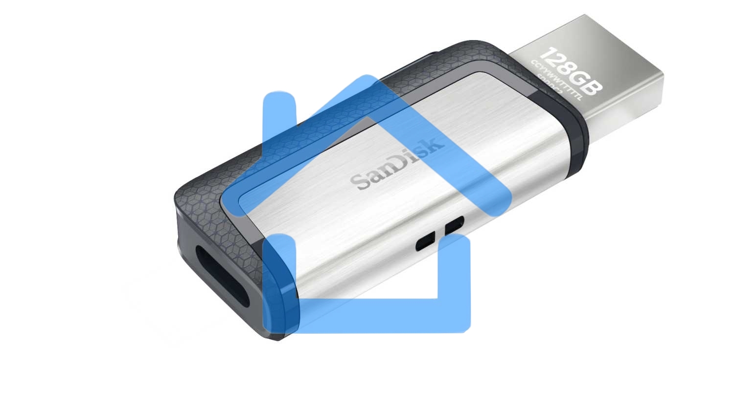 Флешка USB R/W 128Gb SanDisk Ultra Dual Drive, USB 3.0 - USB Type-C
