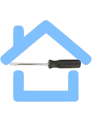 Отвертка SL6х100 мм, углеродистая сталь, черная пластиковая рукоятка Sparta