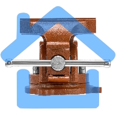 Тиски SPARTA 186255слесарные 125мм поворотные с наковальней