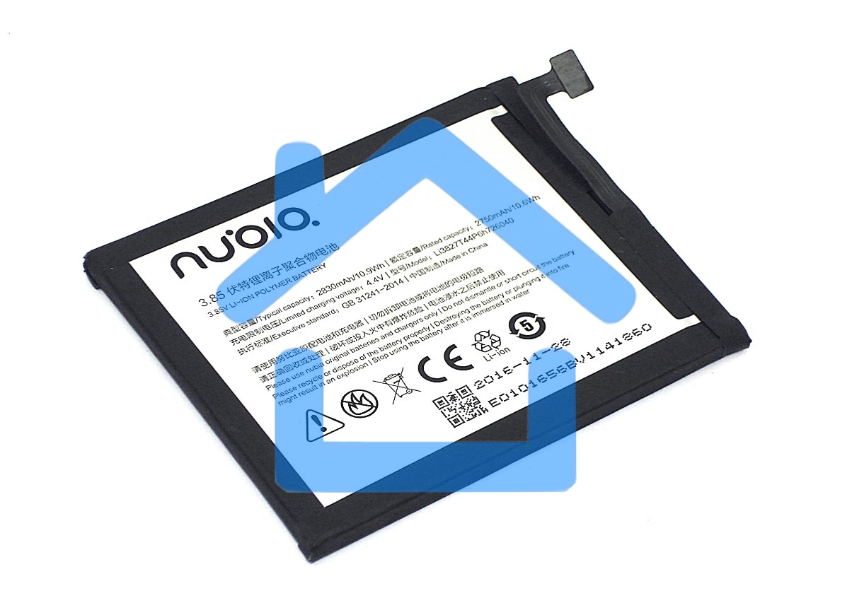Аккумуляторная батарея Li3827T44P6h726040 для ZTE Nubia Z11 Mini 3.85V 2750mAh