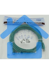 Патч-корд molded 5E Copper 5m зеленый