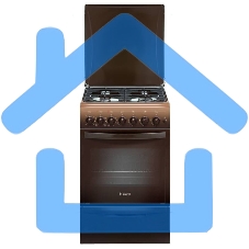 Плита комбинированная Gefest ПГЭ 5102-02 0001 коричневый, конфорок 4 газовых, духовка 55 л, 50 см x 85 см x 58.5 см