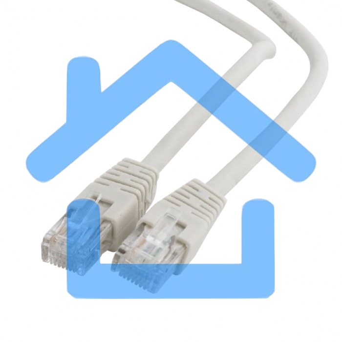 Патч-корд UTP Cablexpert PP6U-10M кат.6, 10м, литой, многожильный, серый