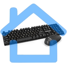 Комплект беспроводной ExeGate Professional Standard Combo MK210 (клавиатура полноразмерная влагозащищенная 104кл. + мышь оптическая 1200dpi, 3 кнопки и колесо прокрутки; USB, радиоканал 2,4 ГГц, радиус действия до 10м, черный, Color Box)