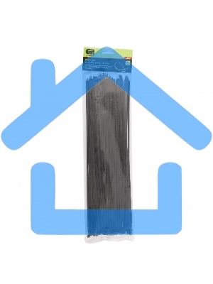 Хомуты, 370 х 3,6 мм, пластиковые, черные, 100 шт. Сибртех