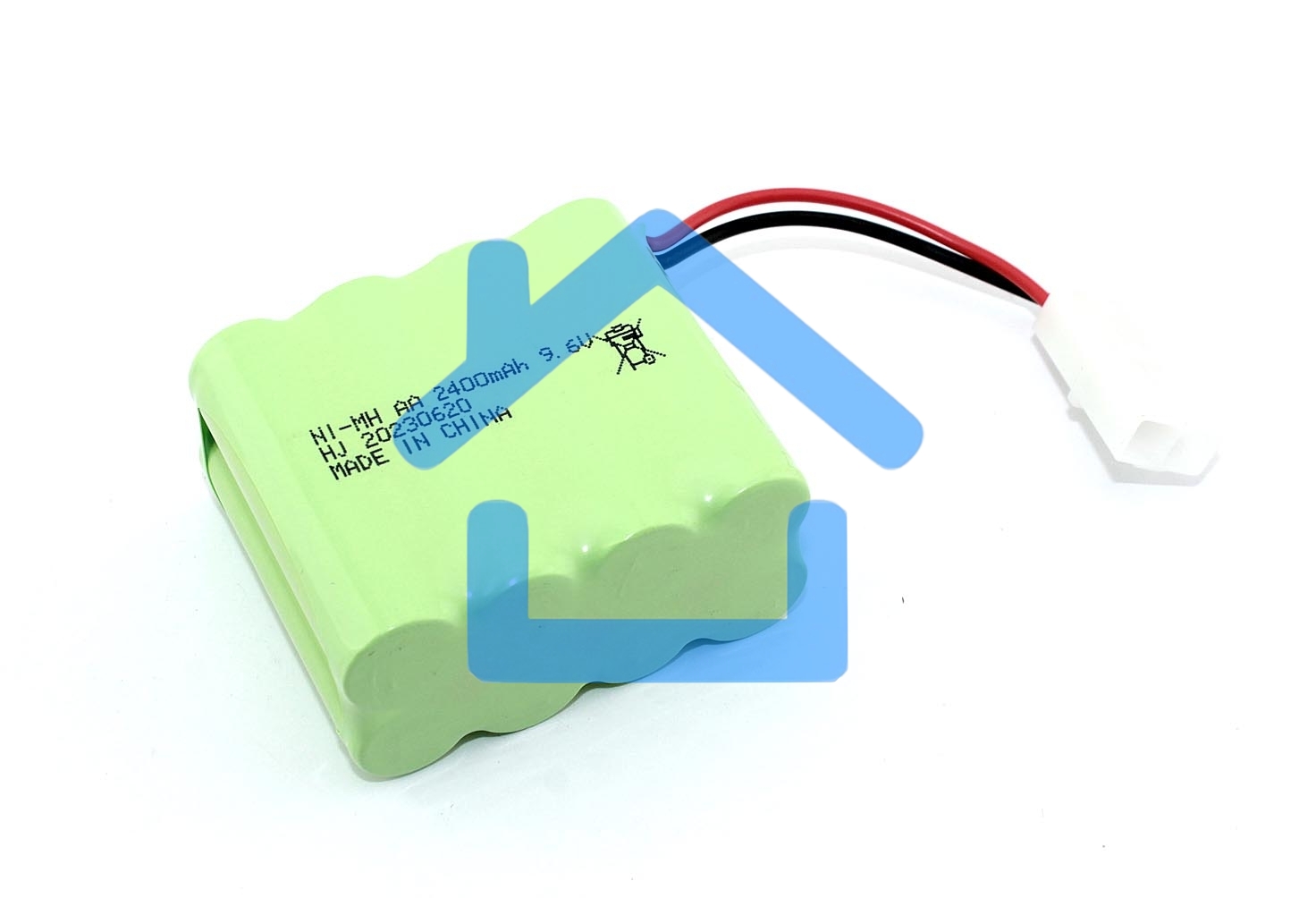 Аккумулятор Ni-Mh 9.6V 2400 mAh AA Row разъем KET-2P (4+4)
