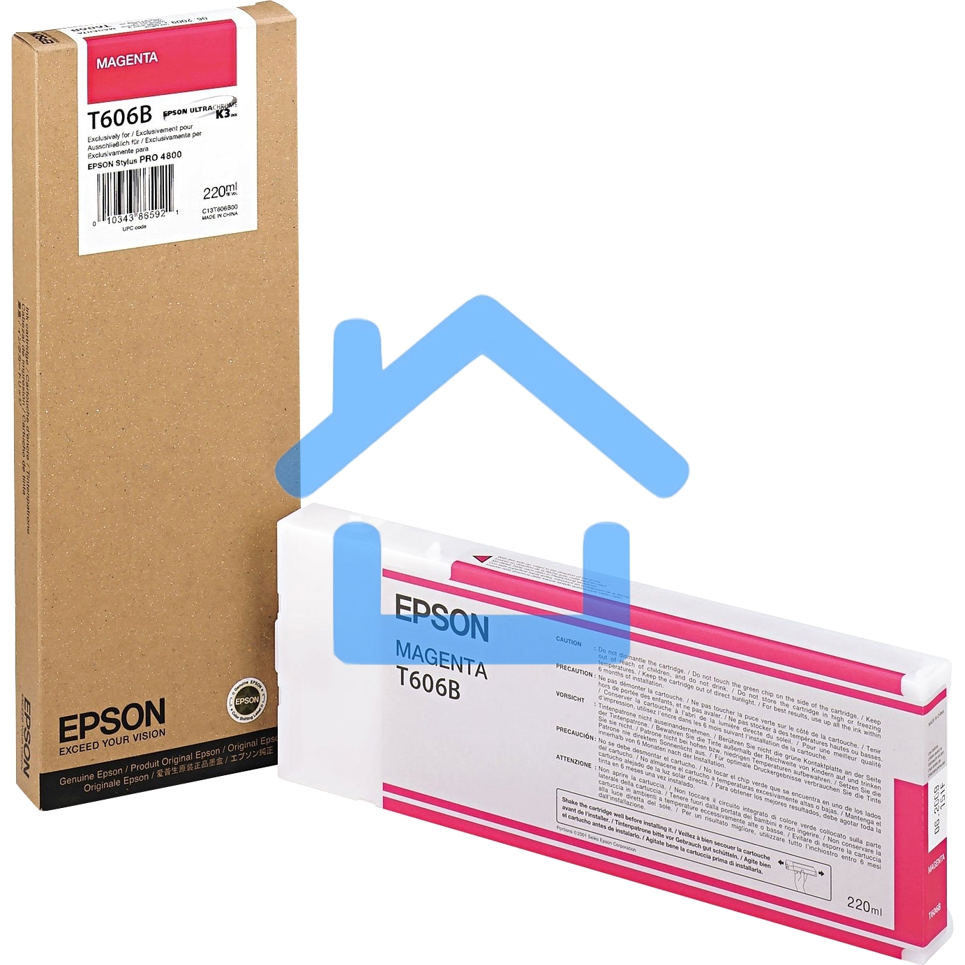 Картридж струйный Epson C13T606B00 пурпурный (220 мл) для Stylus Pro 4800