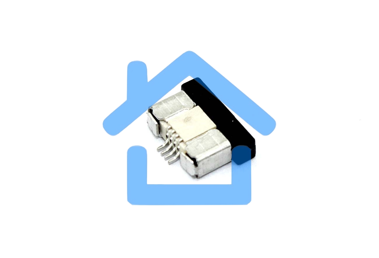 Разъем FPC Half Coverage Bottom Contact 0.5K-BX-4PWB 4 pin высота 2мм шаг 0,5мм