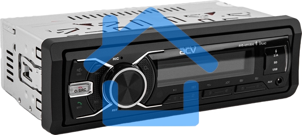 Автомагнитола ACV AVS-601UBM 1DIN 4x50Вт AUX 3 (43340)