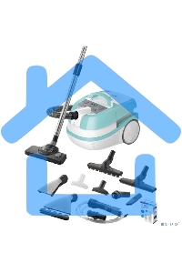 Пылесос Bosch BWD420HYG голубой, 2000 Вт, уборка сухая/влажная, пылесборник контейнер 4 л