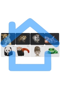 Коврик для мыши Defender Wild Animals и, 220x180x2 мм, 8 видов