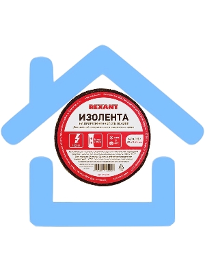 Изолента ХБ Rexant 20 х 0,35 мм, (ролик 6,7 м/80 г) (1-ПОЛ)
