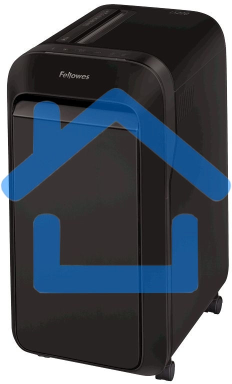 Шредер Fellowes PowerShred LX220 черный (секр.P-4)/перекрестный/20лист./30лтр./скрепки/скобы/пл.карты