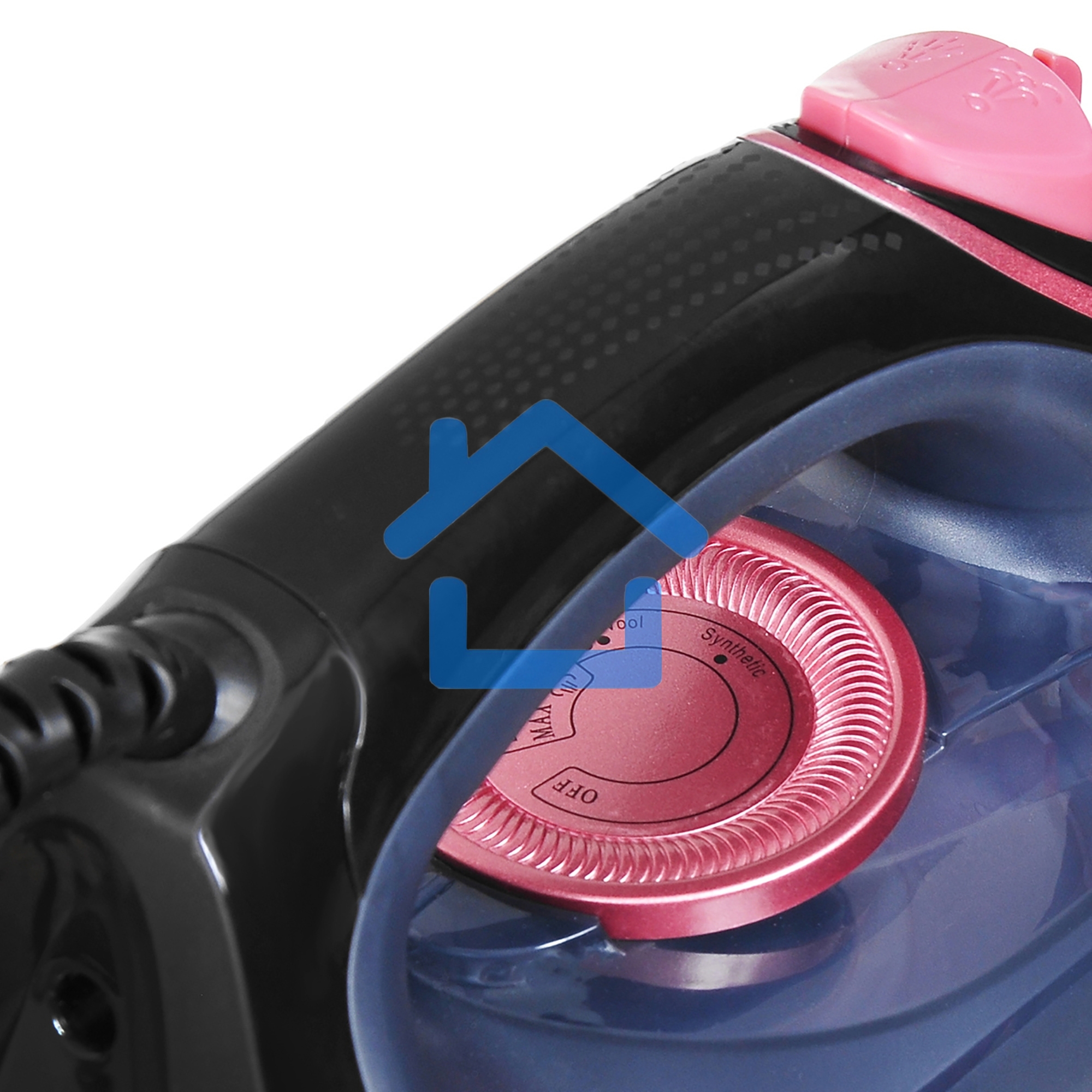 Утюг Hyundai H-SI01623 2400Вт черный/розовый