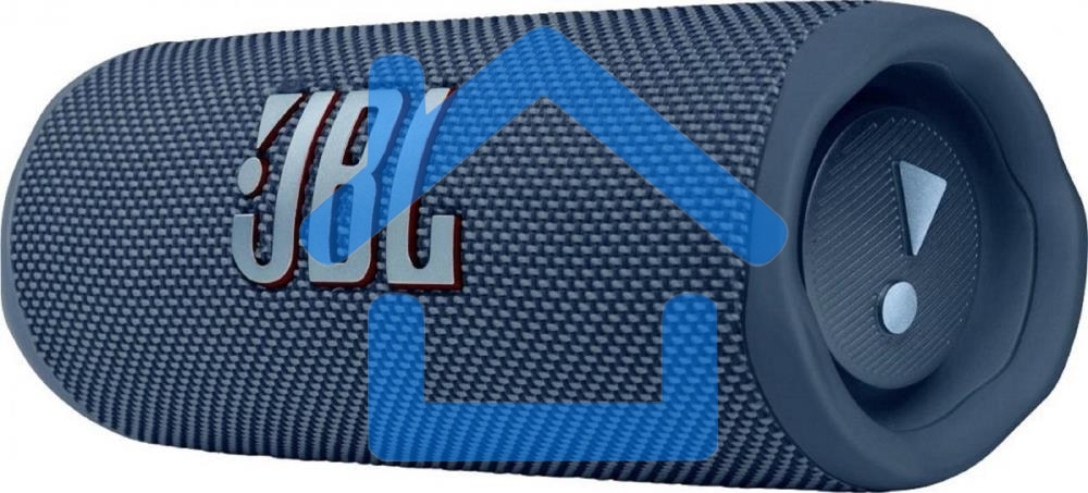 Портативная акустика JBL Flip 6 синий, Bluetooth 5.1, время воспроизведения 12 ч, емкость аккумулятора 4800 mAh, время заряда 2,5 ч, синий