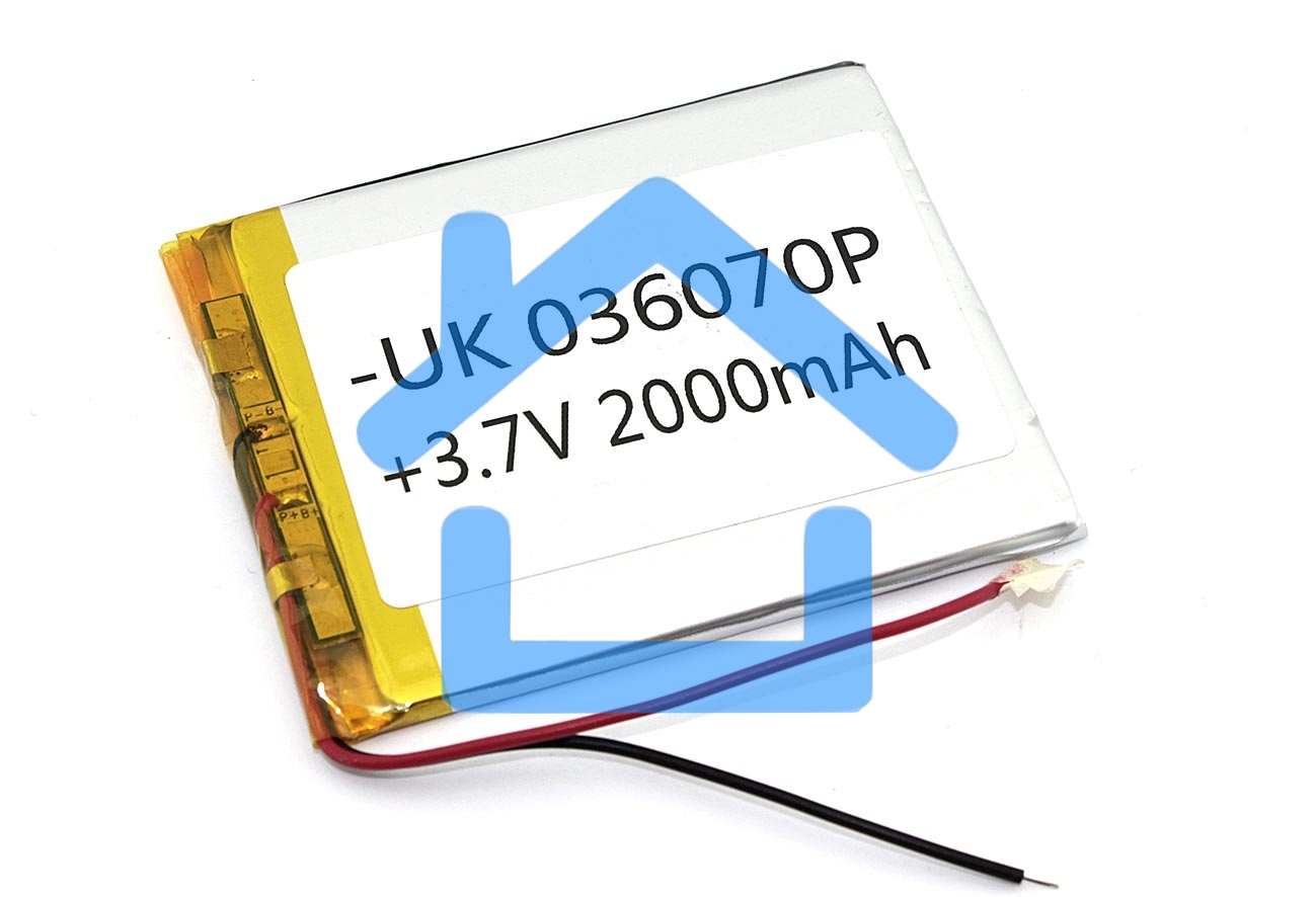 Аккумулятор Li-Pol (батарея) 3*60*70мм 2pin 3.7V/1600mAh