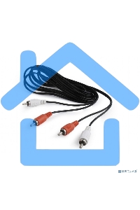 Кабель аудио Cablexpert CCA-2R2R-7.5M, 2xRCA - 2xRCA, 7,5м
