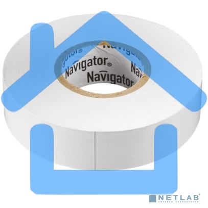 Изолента ПВХ 15мм (рул.20м) бел. NIT-B15-20/WH Navigator 71102