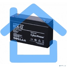 Аккумуляторная батарея SS CyberPower RC 6-12 / 6 В 12 А·ч Battery CyberPower Standart series RC 6-12 / 6V 12 Ah