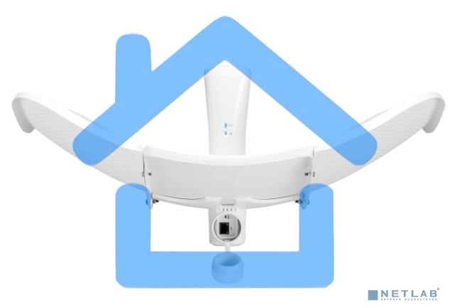 Наружная точка доступа 5GHZ LBE-5AC-LR UBIQUITI