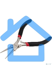 Круглогубцы Rexant Мини 120 мм никелированные, авторазжим, обливные рукоятки