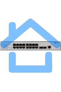 Коммутатор Управляемый L2 16x1000Base-T, 2x1000Base-X SFP, консольный порт RJ-45, комплект для установки в 19