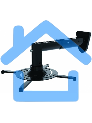 Кронштейн для проектора Cactus CS-VM-PR05B-BK черный макс.10кг настенный и потолочный поворот и наклон