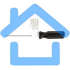 Отвертка PH0х75 мм, углеродистая сталь, черная пластиковая рукоятка Sparta