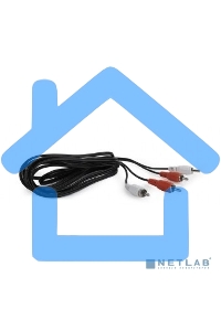 Кабель аудио Cablexpert CCA-2R2R-7.5M, 2xRCA - 2xRCA, 7,5м