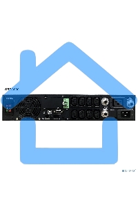 Источник бесперебойного питания Powercom Smart King RT SRT-3000A LCD 2700Вт 3000ВА черный