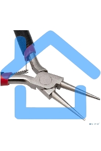 Круглогубцы Rexant Мини 120 мм никелированные, авторазжим, обливные рукоятки