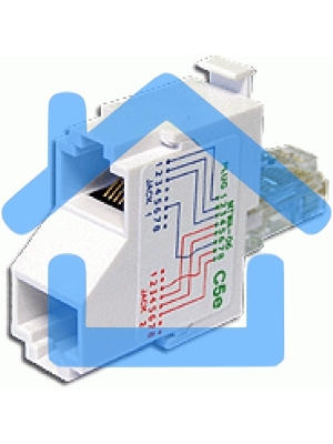 T-адаптер, 1 телефонный и 1 компьютерный порт