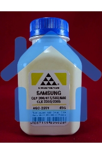 Тонер SAMSUNG CLP 300/315/320/325/360/415/500/510/600/610/660/CLX3300/3305 Yellow, (фл.45г.) AQC фас. Россия