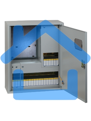 Щит учетно-распред. навесной PROxima ЩУРн 3/24 (500х400х160) IP31