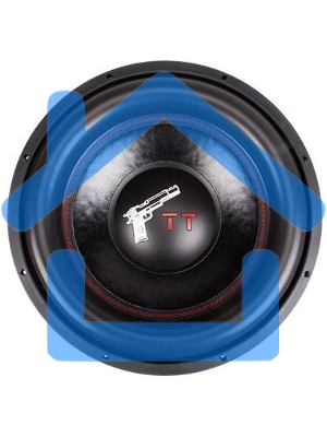 Сабвуфер автомобильный Ural ТТ 15 500Вт пассивный (38см/15