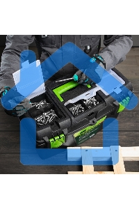 Ящик для инструментов СИБРТЕХ 21”, с органайзерами 90809