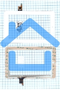 Сенсорное стекло (тачскрин) MA702Q6. белое